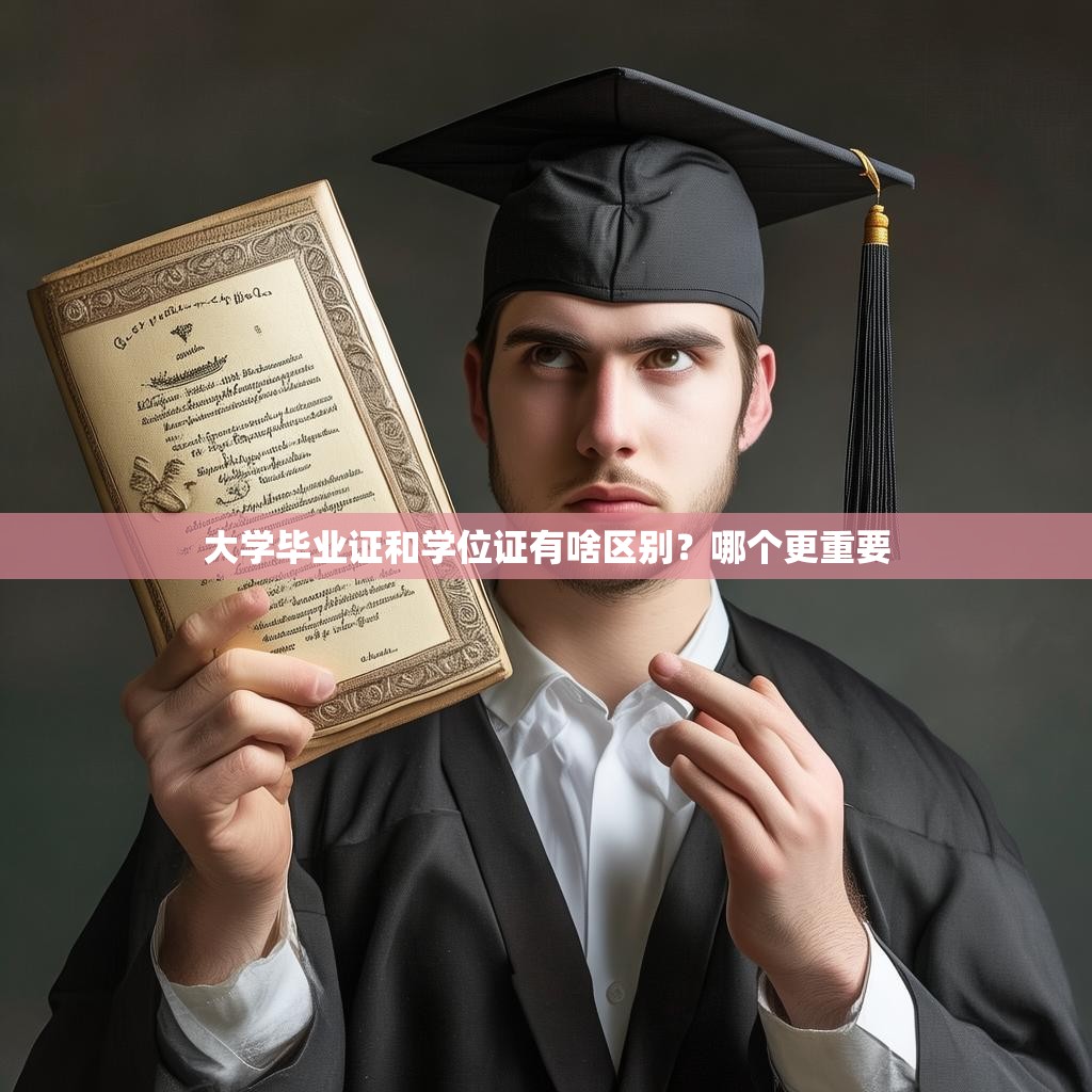 大学毕业证和学位证有啥区别？哪个更重要
