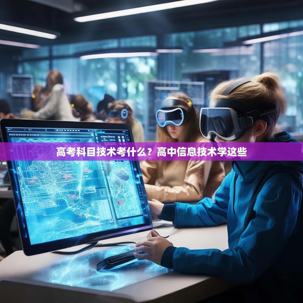 高考科目技术考什么？高中信息技术学这些