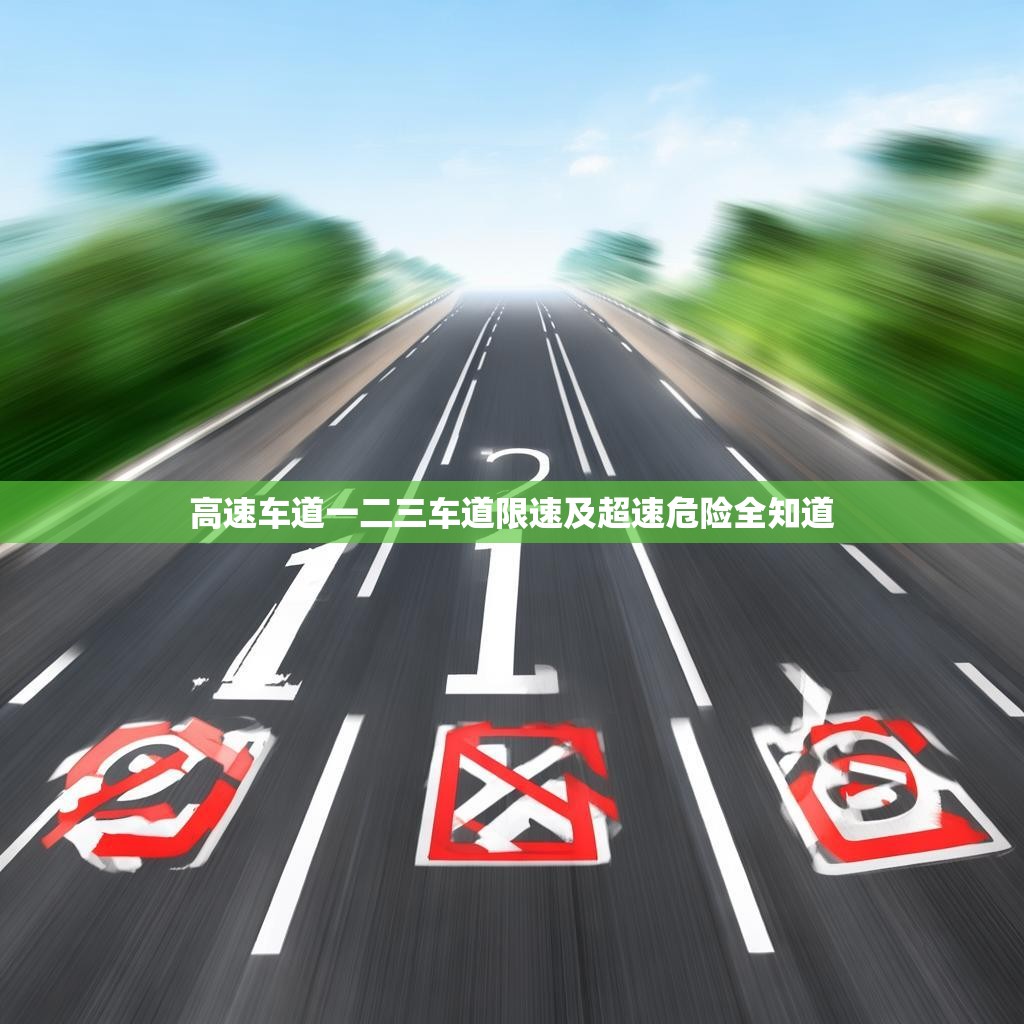 高速车道一二三车道限速及超速危险全知道