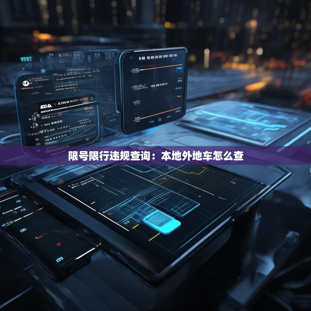 限号限行违规查询：本地外地车怎么查